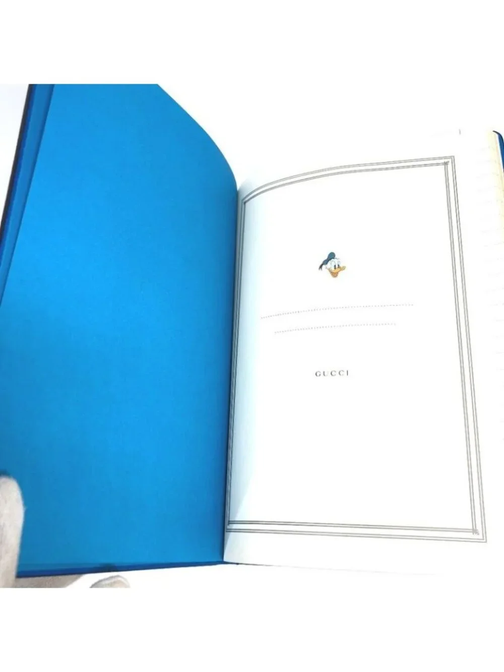 Gucci Notebook Donald Duck GG Supreme Canvas Blue